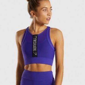 Gymshark Elevate Sports Bra Indigo Size Medium